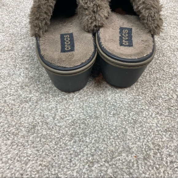 Crocs Cobbler Eva Faux Fur Clog Mules - Picture 4 of 6